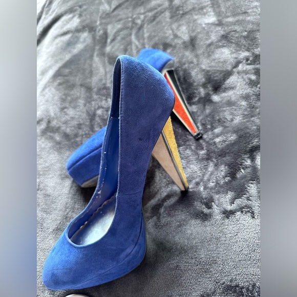 Bebe color block geometric platform pump - Picture 5 of 6